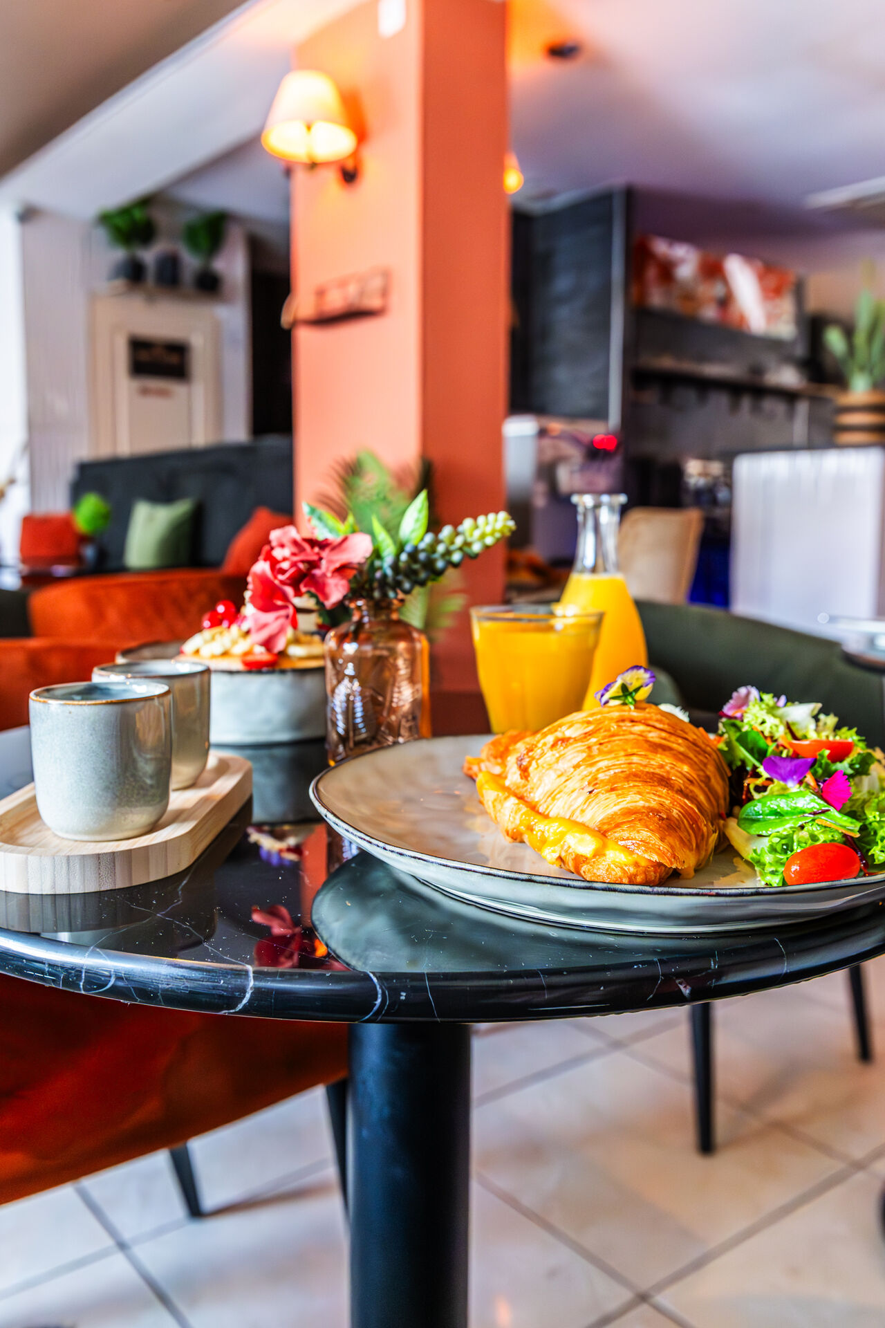 La salle, côté brunch