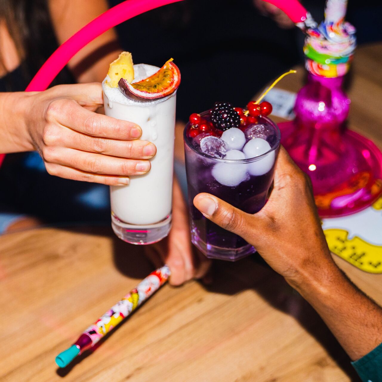 Cocktails, ambiance du soir